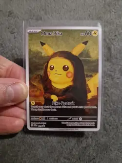 Eevee Pikachu Squirtle Portrait Art Card Bundle Museum Display Set - Image 4