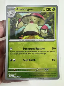 Amoonguss (Master Ball Pattern) 011/086 - Black Bolt Pokemon Card Holo English - Image 1