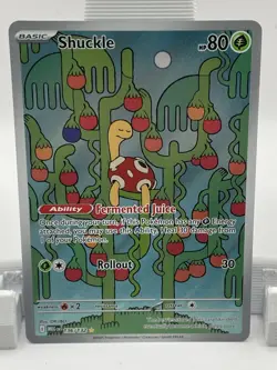Pokemon Shuckle MEG IN Rare 136/132 Basic 80 HP Card 2025 - Image 1