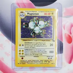 Magneton - 11/62 - Holo Rare - Fossil - Pokemon Card #L9 - Image 1