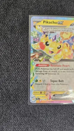 Pikachu ex 057/191 Prize Pack Series Cards Holo - Image 3