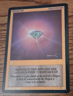 1994 Wyvern CCG DRACONTIAS Card 177 Limited Edition Rare Treasure UP Condition - Image 1