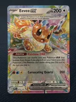 Eevee ex #075/131 Double Rare NM | Prismatic Evolutions - 2025 Pokemon Card - Image 1