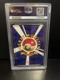 PSA 9 MINT Giovanni's Machamp HOLO Japanese Pokemon Card #68 1999 Gym 2 Vintage - Image 2