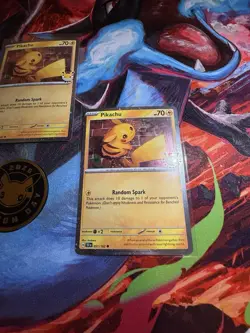 Lot Of 3 Pokemon Day Pikachu Promo Card With 1 30th Anniversary Coin - Image 2