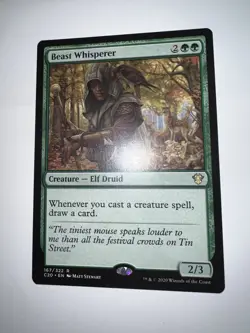 MTG Beast Whisperer card 167/322 R - Image 1