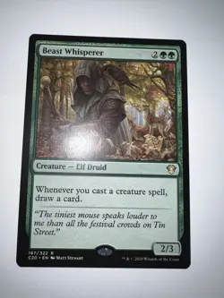 MTG Beast Whisperer card 167/322 R - Image 2