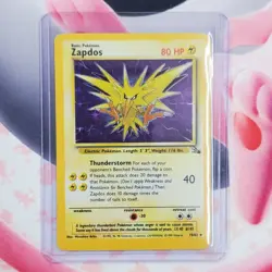 Zapdos - 15/62 - Holo Rare - Fossil - Pokemon Card #L8 - Image 1