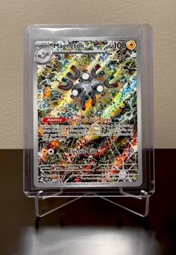 Pokemon Magneton 159 Black Star Promo SVP Illustration Rare Holo Card - Image 1