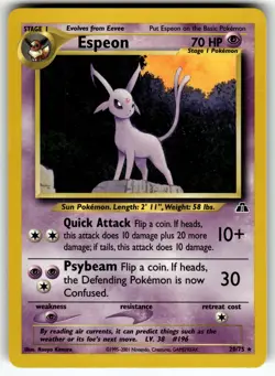 Espeon (20) 20/75 Neo Discovery LP Pokemon Card TCG - Image 1