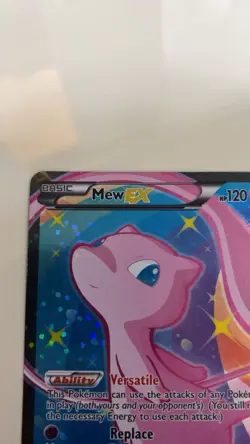 Pokemon Mew EX Full Art Holo RC24/RC25 Legendary Treasures Ultra Rare Card - Image 3