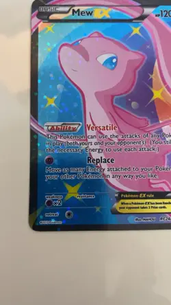 Pokemon Mew EX Full Art Holo RC24/RC25 Legendary Treasures Ultra Rare Card - Image 5