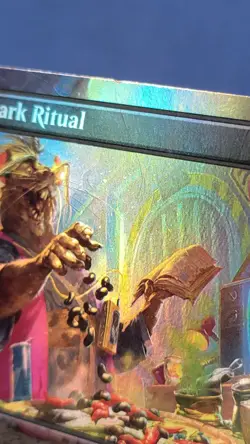 Dark Ritual 131 PROMO BORDERLESS FOIL TMNT Commander MTG LP Card Rare * 🔮 - Image 2