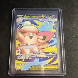 Pokemon Mega Clefable EX POR 103/088 Foil 320HP Autographed Fairy Card TCG - Image 1