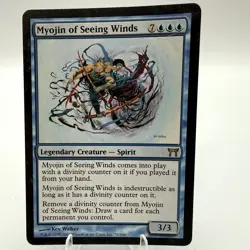 Magic The Gathering Champions of Kamigawa Myojin of Seeing Winds Regular NM - Image 1