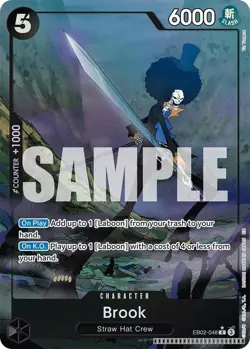 Brook (Alternate Art) [EB-02 - EB02-048] - NM [Foil] TCG One Piece - Image 1