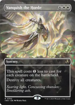 Vanquish the Horde (Borderless) Innistrad Remastered Regular NM #302 MTG INR - Image 1