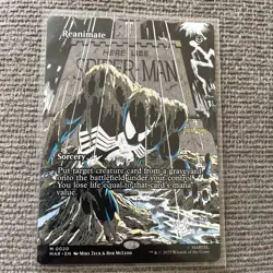 Reanimate-Marvel Universe-Borderless-Regular-20-MTG Spiderman - Image 1