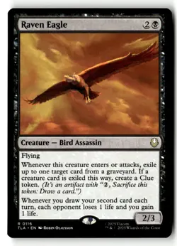Raven Eagle 116 Rare Avatar: The Last Airbender Magic: The Gathering Near Mint - Image 1