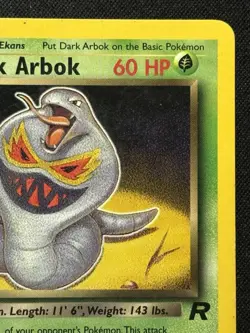 Dark Arbok 19/82 Non-Holo Team Rocket Unlimited Pokemon Card LP/MP - Image 3