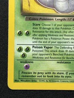 Dark Arbok 19/82 Non-Holo Team Rocket Unlimited Pokemon Card LP/MP - Image 5