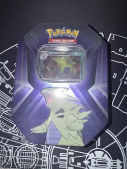 Pokemon Triple Whammy Tin Tyranitar (SEALED) Booster Pack ETB - Image 1