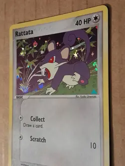 Pokemon Rattata 77/112 Fire Red Leaf Green Reverse Holo NM-MT See Pictures - Image 2