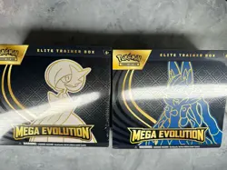 Pokemon TCG Mega Evolution ETBs Lucario & Gardevoir Set Of 2 Sealed - Image 1