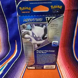 Pokemon TCG GO V Battle Deck Mewtwo V Theme Deck PKM Collectible Card Game - Image 3