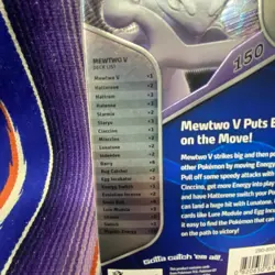 Pokemon TCG GO V Battle Deck Mewtwo V Theme Deck PKM Collectible Card Game - Image 4