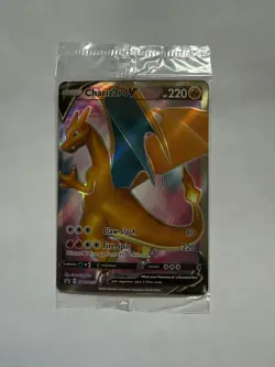 Pokemon Champions Path Charizard V Promo Full Art Card SWSH050 Sealed - Image 1