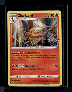 Charizard Holo Rare Pokemon GO 010/078 NM - Image 1