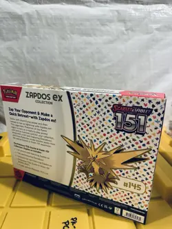 Pokemon TCG Scarlet & Violet 151 Zapdos EX Collection Box Sealed NEW - Image 2