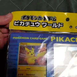 Pikachu World Pokemon Trading Card Game Vintage Nintendo Bandai Japanese - Image 4
