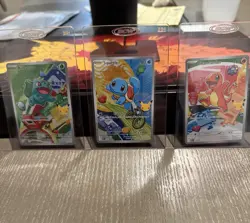 Pokemon TCG First Partner Illustration Collection Series 1 Kanto GEN 1 Starters - Image 1