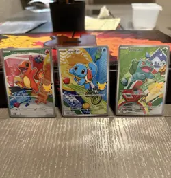 Pokemon TCG First Partner Illustration Collection Series 1 Kanto GEN 1 Starters - Image 2
