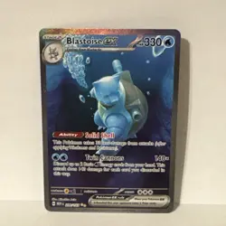 🔥Pokemon TCG Blastoise ex 200/165 Scarlet & Violet 151 Holo🔥 - Image 1