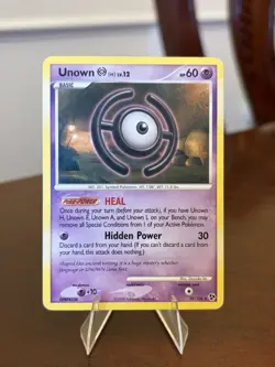 Pokemon TCG - UNOWN (H) - 29/106 - RARE - DP: GREAT ENCOUNTERS (2008) - MP - Image 1