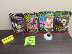 --Lot of 10-- Pokemon Mega Evolution Perfect Order Sleeved Booster Pack #1 - Image 1