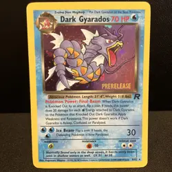 Pokemon Dark Gyarados (8/87) Team Rocket LP HOLO- Prerelease - Image 1