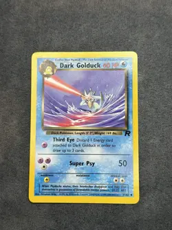 Pokemon TCG Dark Golduck 37/82 Team Rocket Set Unlimited Uncommon - Image 1