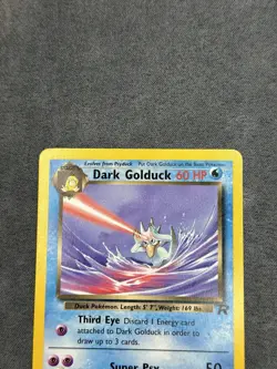 Pokemon TCG Dark Golduck 37/82 Team Rocket Set Unlimited Uncommon - Image 2