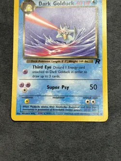 Pokemon TCG Dark Golduck 37/82 Team Rocket Set Unlimited Uncommon - Image 3