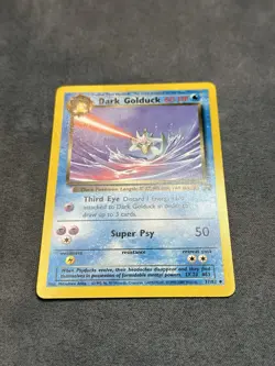 Pokemon TCG Dark Golduck 37/82 Team Rocket Set Unlimited Uncommon - Image 4