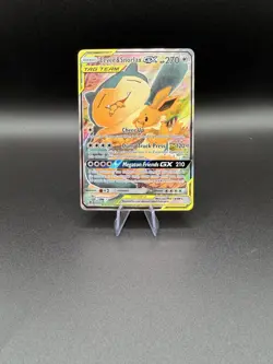 Pokemon TCG Eevee & Snorlax GX SM169 - Image 1