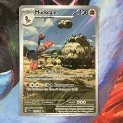 Pokemon Mudsdale 175/162 Illustration Rare Holo SV05: Temporal Forces TCG - Image 1
