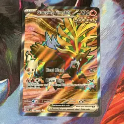 Pokemon Gouging Fire ex Ultra Rare Holo 188/162 SV05: Temporal Forces - Image 1