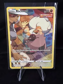 Pokemon TCG Rockruff Silver Tempest Trainer Gallery TG07/TG30 Character Rare NM - Image 1