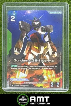 Gundam AGE-1 Normal Gundam Dual Impact Legendary Rare+ Alternate Art GD02-021 - Image 1