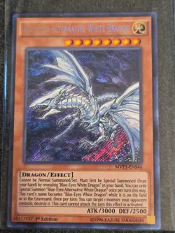 Yugioh! Blue-Eyes Alternative White Dragon - MVP1-ENS46 - Secret Rare - 1st Edit - Image 1